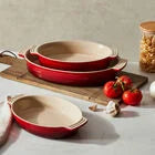 Le Creuset Online Classic 3-Piece Oval Baking Dish Set - Classic 3-Piece Oval Baking Dish Set - Image 3