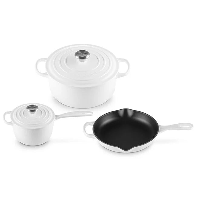 Le Creuset Online Signature Enameled Cast Iron 5-Piece lec27ware Set - Signature Enameled Cast Iron 5-Piece lec27ware Set - Image 6