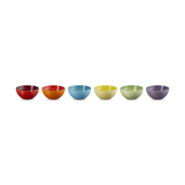 Le Creuset Online Vancouver Rainbow Snack Bowl, Set of 6 - Vancouver Rainbow Snack Bowl, Set of 6 - Image 10